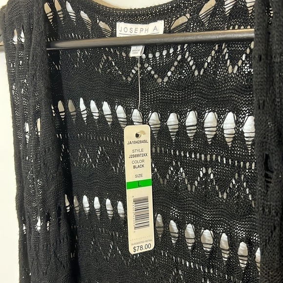 Joseph A. Knit Cover Up Sweater - Picture 4 of 9